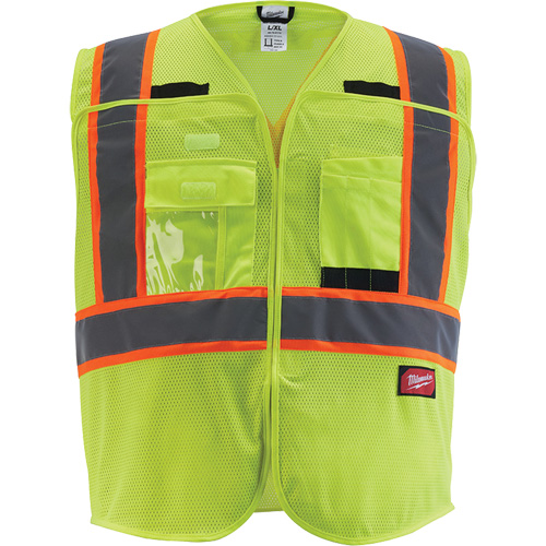 Flagman Safety Vest, High Visibility Lime-Yellow, Medium/Small Air Extreme Inc.