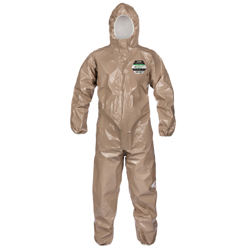 Coveralls, ChemMax 4 Plus, Large, Brown Air Extreme Inc.