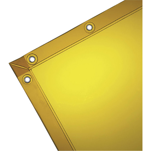 Welding Curtain, 72" x 96", High Transparency, Yellow Air Extreme Inc.