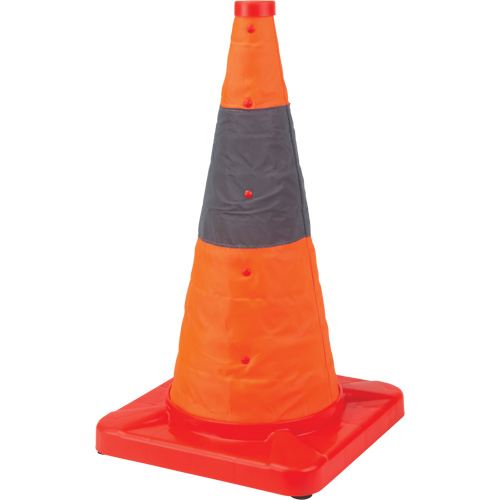 Collapsible Traffic Cone, 18" H, Orange Air Extreme Inc.