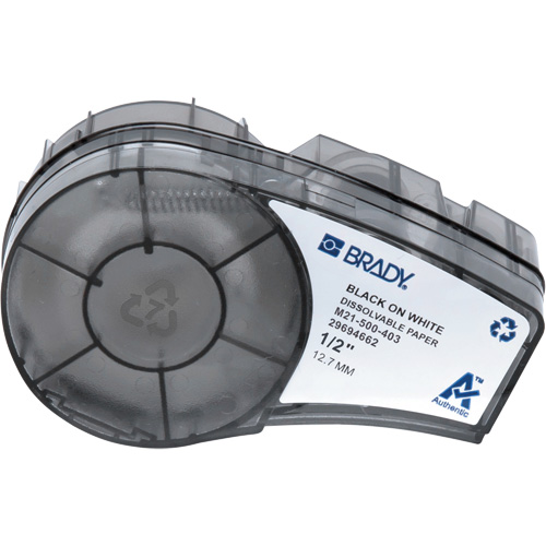 Water Soluble Labels with Ribbon, Black Air Extreme Inc.