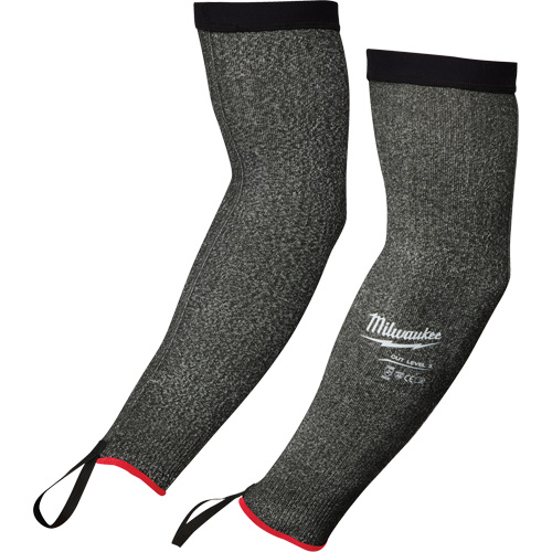 Manches de protection, Poly&eacute;thyl&egrave;ne, 16", ANSI/ISEA 105 niveau 5/EN 388 niveau E, Gris Air Extreme Inc.