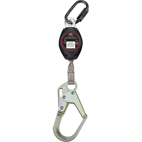 Dynamic Medium Snap Hook Self-Retracting Lifeline, 7', Polyester, Swivel Air Extreme Inc.
