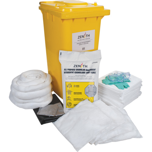 Premium Spill Kit, Oil Only, Bin, 63 US gal. Absorbancy Air Extreme Inc.