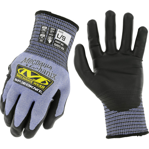 Gants r&eacute;sistants aux coupures SpeeKnit S2EC33, Taille 2T-Grand/11, Calibre 18, Rev&ecirc;tement Ur&eacute;thane, Enveloppe en PEHP/Tungst&egrave;ne, ASTM ANSI niveau A5/EN 388 niveau D Air Extreme Inc.
