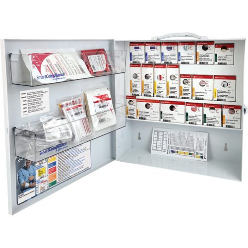 Armoire pour premiers soins SmartCompliance, R&eacute;pond &agrave; la norme CSA Z1220-17 type 2 environnements &agrave; faible risque, Petit (2-25 travailleurs) Air Extreme Inc.