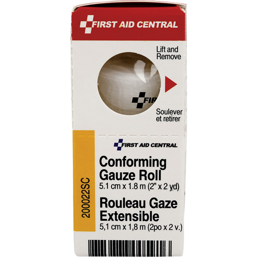 Recharge de bandage en gaze &eacute;tirable et conforme SmartCompliance, Rouleau, 6' lo x 2" la, St&eacute;rile, Dispositif m&eacute;dical Classe 1 Air Extreme Inc.