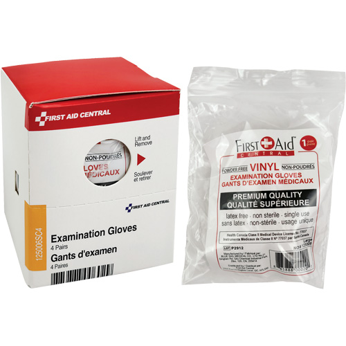 Recharge de gants d'examen SmartCompliance, Vinyle, Sans poudre, Transparent, Classe 2 Air Extreme Inc.