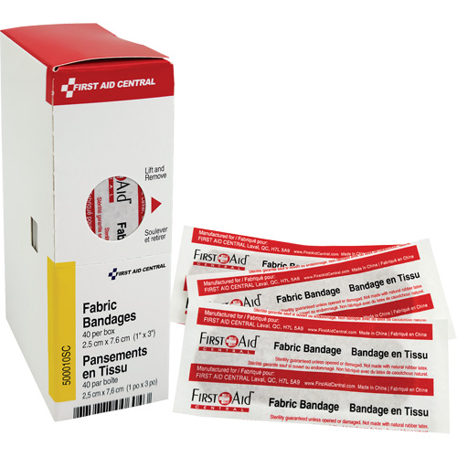 Recharge de bandages adh&eacute;sifs SmartCompliance, Rectangulaire/carr&eacute;e, 3", Tissu, Non st&eacute;rile Air Extreme Inc.