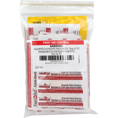 Recharge de bandages adh&eacute;sifs SmartCompliance, Assorti, Tissu/Plastique, Non st&eacute;rile Air Extreme Inc.