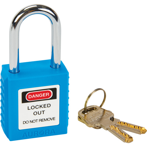Lock for Lockouts, Safety Padlock, Keyed Different, Thermoplastic, 1-1/2" Width Air Extreme Inc.
