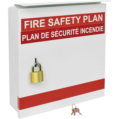 Boîte pour plan de s&eacute;curit&eacute; en cas d'incendie Air Extreme Inc.