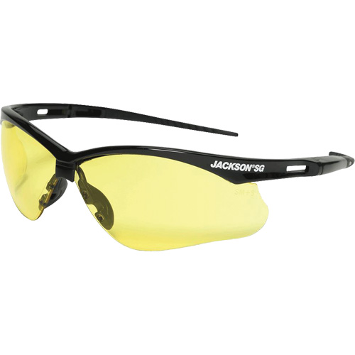 Safety Glasses, Amber Lens, Anti-Scratch, ANSI Z87+/Meets/Exceeds CSA Z94.3 Air Extreme Inc.