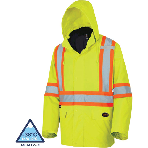 5633 The Rock 3-in-1 Parka, High Visibility Lime-Yellow, X-Small Air Extreme Inc.