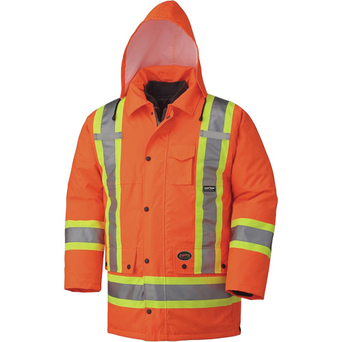 5020 Waterproof 7-in-1 Parka, High Visibility Orange, Small Air Extreme Inc.