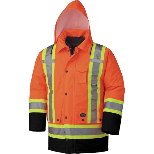 5020BB Waterproof 7-in-1 Safety Parka, High Visibility Orange, 2X-Large Air Extreme Inc.