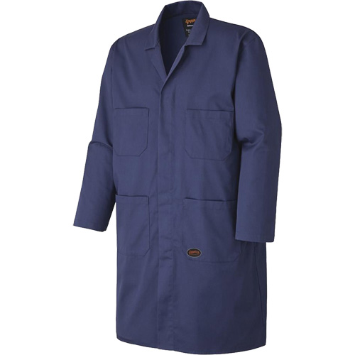 512 Shop Coat, Poly-Cotton, Small, Navy Blue Air Extreme Inc.
