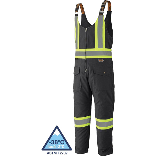 5536BK Quilted Duck Overalls, Cotton, X-Small, Black Air Extreme Inc.