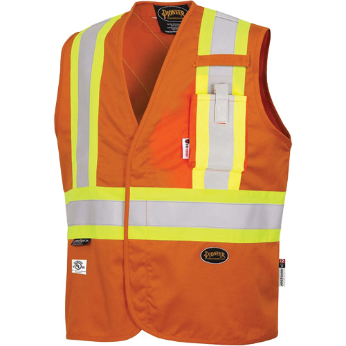 7728 FR-Tech&reg; Flame-Resistant Arc Safety Vest, Small, High Visibility Orange, 10 cal/cm² Air Extreme Inc.