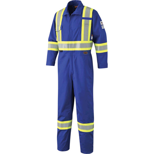 7704 FR-Tech&reg; High-Visibility Coveralls, Size 42, Royal Blue, 10 cal/cm²/9.7 cal/cm² Air Extreme Inc.