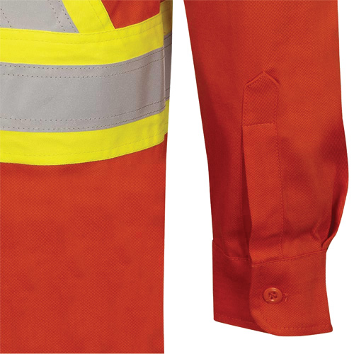 7743 Chemise de s&eacute;curit&eacute; ignifug&eacute;e FR-Tech, Petit, Orange haute visibilit&eacute; Air Extreme Inc.