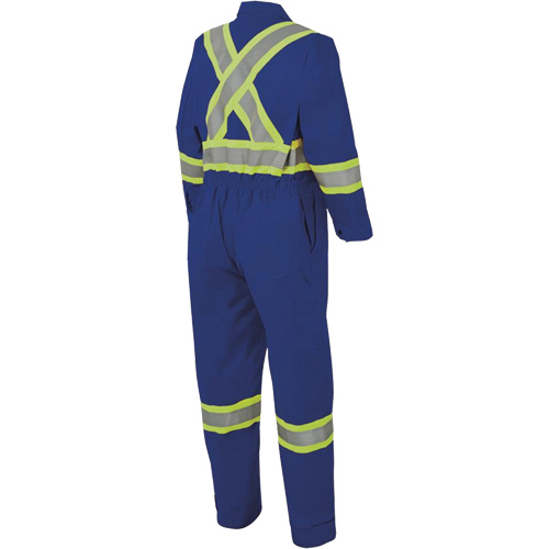 7706 FR-Tech&reg; Flame-Resistant Coverall with Leg Zippers, Size 36, Royal Blue, 9.7 cal/cm² Air Extreme Inc.