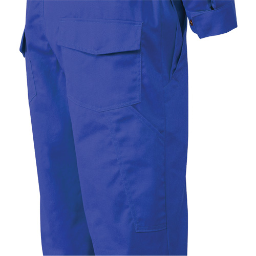 7706T FR-Tech&reg; Flame-Resistant Coverall with Leg Zippers, Size 40 (Tall), Royal Blue, 9.7 cal/cm² Air Extreme Inc.