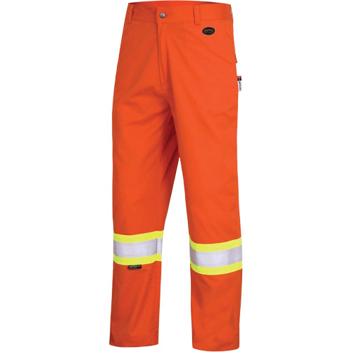 7763 FR-Tech&reg; 88/12 Arc Rated High-Visibility Safety Pants, 30, x 30, High Visibility Orange, 9.7 cal/cm² Air Extreme Inc.