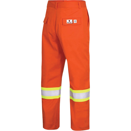 7763 FR-Tech&reg; 88/12 Arc Rated High-Visibility Safety Pants, 30, x 30, High Visibility Orange, 9.7 cal/cm² Air Extreme Inc.