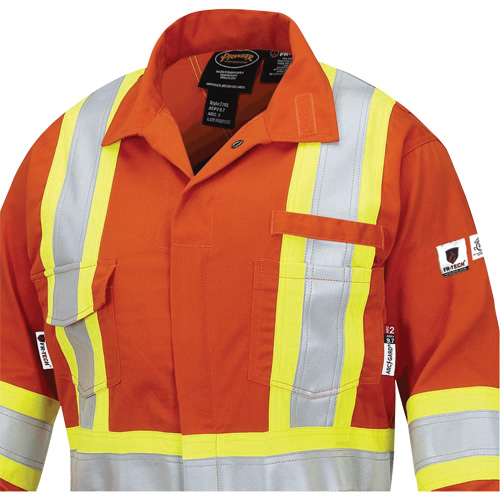 7702W FR-Tech&reg; Women's FR/Arc-Rated Coveralls, Size X-Small, High Visibility Orange, 10 cal/cm² Air Extreme Inc.