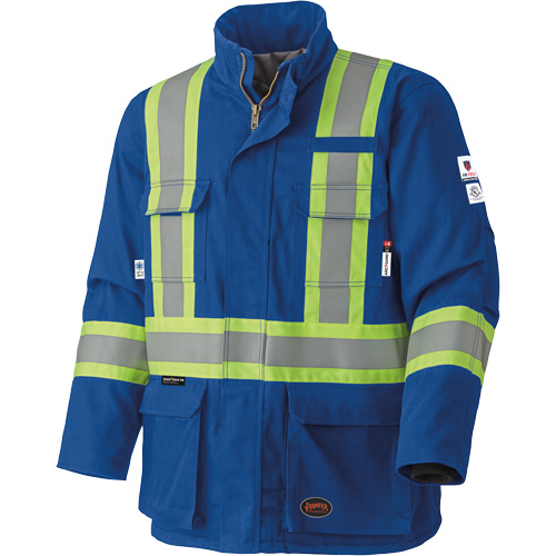 5523 Manteau de s&eacute;curit&eacute; ignifuge, Petit, Bleu royal, 58 cal/cm² Air Extreme Inc.