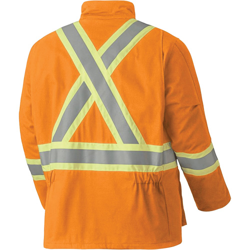 5533 Manteau de s&eacute;curit&eacute; ignifuge, Petit, Orange haute visibilit&eacute;, 58 cal/cm² Air Extreme Inc.