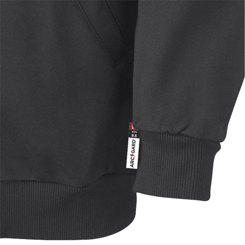 337 Flame-Resistant Zip Style Hoodie, Men's, X-Small, Black, 22 cal/cm² Air Extreme Inc.