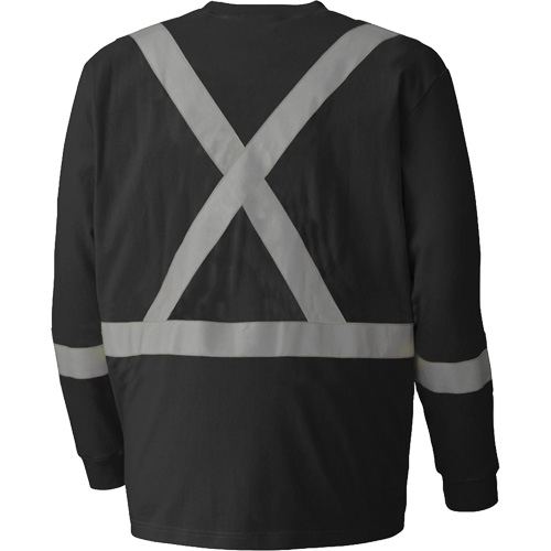 340SFA Chemise de s&eacute;curit&eacute; &agrave; manches longues ignifuge, Petit, Noir Air Extreme Inc.