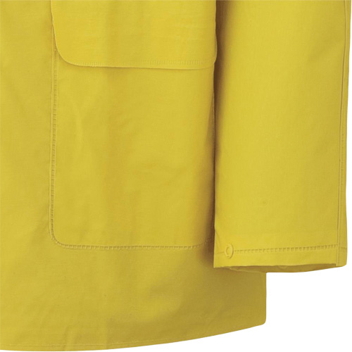 577J Rain Jacket, Polyester/PVC, Small, Yellow Air Extreme Inc.