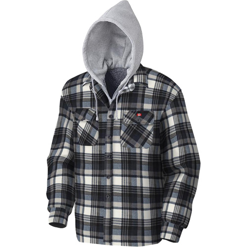 415BG Quilted Hooded Shirt, Men's, X-Small, Multi-Colour Air Extreme Inc.