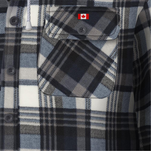 415BG Quilted Hooded Shirt, Men's, X-Small, Multi-Colour Air Extreme Inc.