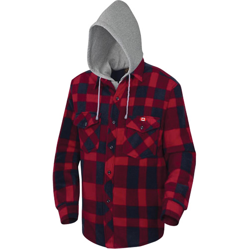 415RB Quilted Hooded Shirt, Men's, Small, Multi-Colour Air Extreme Inc.