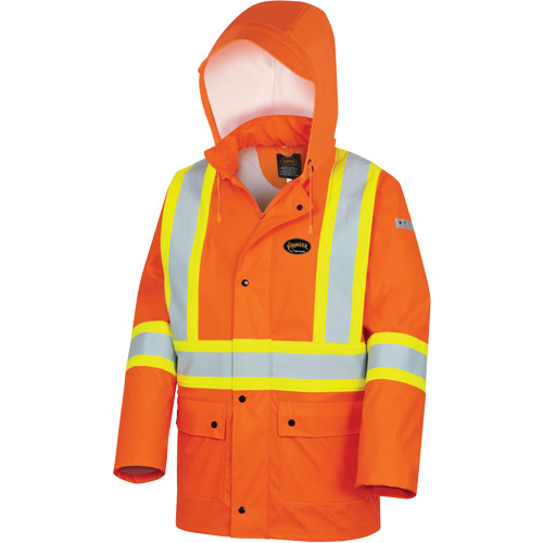 5892PKT High-Visibility FR Waterproof Safety Jacket, X-Small, High Visibility Orange Air Extreme Inc.