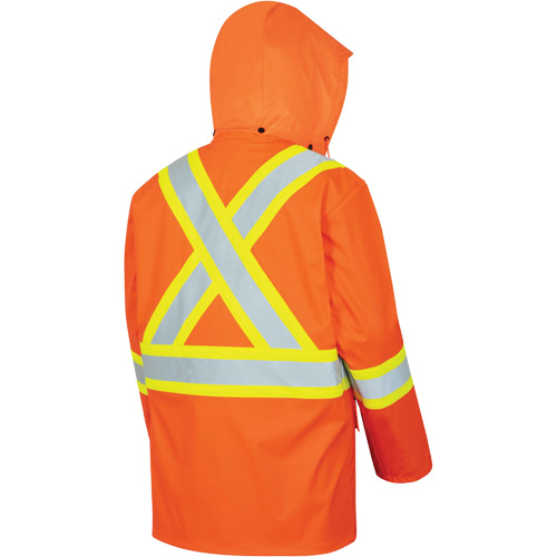 5892PKT High-Visibility FR Waterproof Safety Jacket, X-Small, High Visibility Orange Air Extreme Inc.