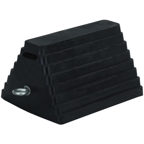 298 Double-Sided Wheel Chock, 6" x 8", Black Air Extreme Inc.