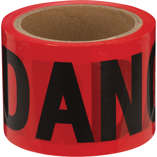 388 Danger Tape, Bilingual, 3" W x 200' L, 1.5 mils, Black on Red Air Extreme Inc.