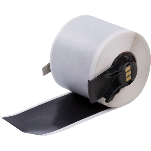 Multi-Purpose Label Tape, Vinyl, Black, 1.9" Width Air Extreme Inc.