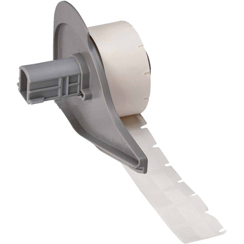 Self-Laminating Wrap-Around Wire & Cable Labels, Vinyl, 0.5" L x 0.75" H, White Air Extreme Inc.