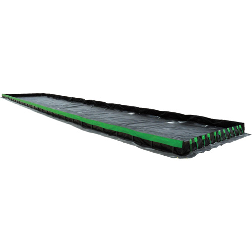 Ultimate Copolymer 2000 Ultra-Containment Berm&reg;, 5385 US gal. Capacity, 12' W x 60' L x 12" H, Hinge Bracket Air Extreme Inc.