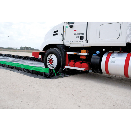 Ultimate Copolymer 2000 Ultra-Containment Berm&reg;, 5385 US gal. Capacity, 12' W x 60' L x 12" H, Hinge Bracket Air Extreme Inc.
