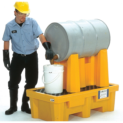 Ultra-Drum Rack 1-Drum Containment System with Drain, 52" L x 29" W x 49.5" H, 750 US gal. Capacity Air Extreme Inc.