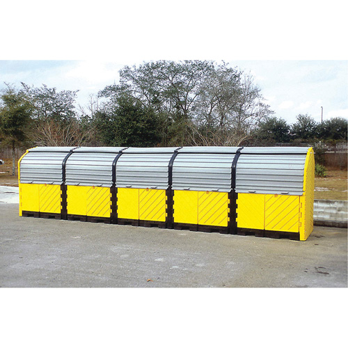 P20 Plus Ultra-Hard Top Spill Pallets sans drain, 312" lo x 79" la x 62" h, Capacit&eacute; de charge 9000 lb Air Extreme Inc.