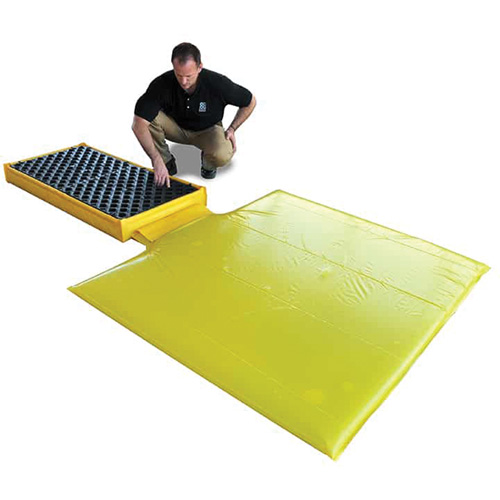 2-Drum Flexible Ultra-Spill Deck&reg;, 11 US gal. Spill Capacity, 48" x 24" x 2.5" Air Extreme Inc.