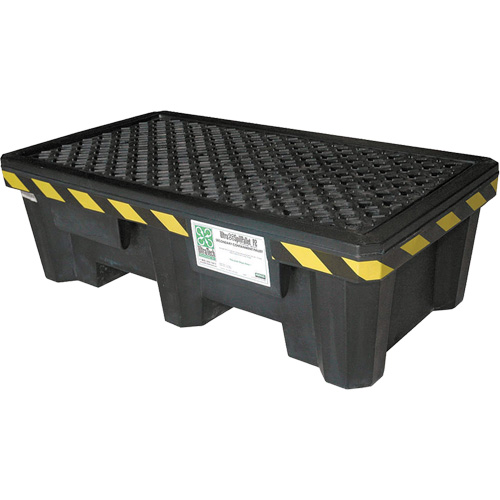 2-Drum Economy Ultra-Spill Pallet&reg;, 66 US gal. Spill Capacity, 53" x 29" x 16.5" Air Extreme Inc.